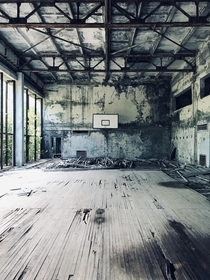 Basketball court in Pripyat