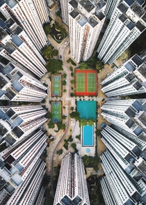Basketball courts in Hong Kong