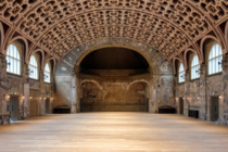 Battersea Arts Centres Grand Hall was restored following a devastating fire in  Designed by EW Mountford opened in  and built from Suffolk red brick and Bath stone