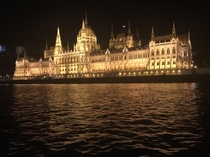 Beautiful Budapest at nighttime