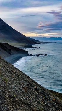 Beautiful fjords Near jvegur Iceland 