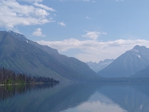 Beautiful Lake McDonald at Glacier National Park 
