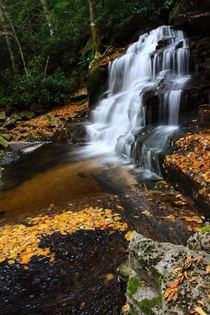 Beautiful place Blackwater Falls State Park West Virginia USA 