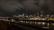 Beautiful Portland Oregon at night 