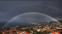 Beautiful rainbow  in Southern California Los Angeles