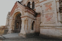 Beautiful ruins of a church I visited in Moldova Eastern Europe 