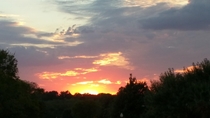 Beautiful Texas Sunset from Plano TX 