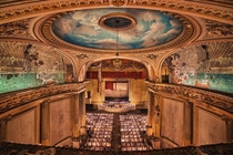 Beautiful theater in decay