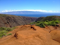 Beautiful view of Maui from Lanai 
