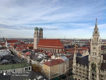 Beautiful view over the city of Munich