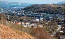 Beautiful village Pontypridd Wales 