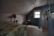 Bedroom Inside an Abandoned Ontario Time Capsule House 