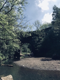 Big abandoned bridge