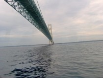 Big Mac Bridge Straits of Mackinac Michigan 