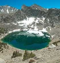 Big Pothole Lake Kearsarge Pass California 