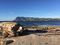 Biking along the Sardinian coastline brings you to many beautiful beaches Capo Coda Cavallo 