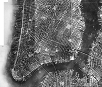 Birds eye view of Lower Manhattan in  x-post from rnychistory 