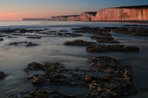 Birling Gap located in the South East of England near Beachy Head 