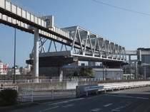 Bizarre Chiba Monorail Truss Bridge 