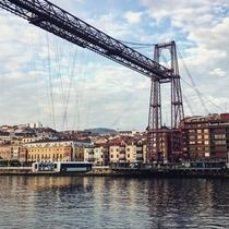 Bizkaia Bridge Portugalete Spain 