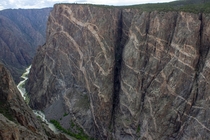 Black Canyon of the Gunnison Colorado Painted Wall  OC