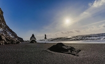 Black Sand Beach of Iceland 