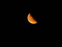 Blood moon photo I took in topsail island NC 
