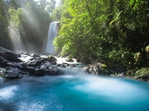 Blue Falls of Costa Rica Bajos del Toro 
