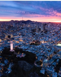 Blue hour in San Francisco