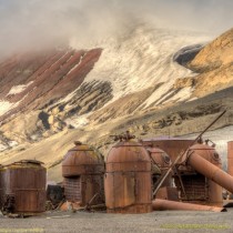 Boilers and storage tanks on Deception Island Antarctica  x Album of  more photos in comments