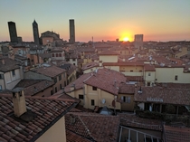 Bologna IT sunset 