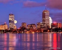 Boston at night 