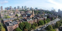 Boston from a drone Not quite Old World Not quite New World Just Unique 