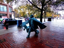 Boston glistening from the rain Quoth the Raven Nevermore 
