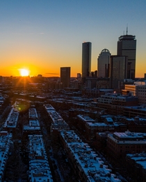 Boston MA Sunset