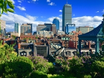 Boston summer from the rooftops 