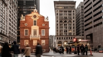 Bostons Historic Old State House os 