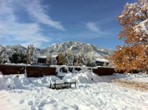 Boulder Colorado after the first big storm of  