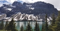 Bow Lake Banff National Park in Alberta Canada 