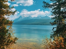 Bowman Lake Glacier National Park MT 