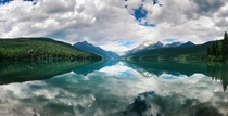 Bowman Lake in Glacier National Park 