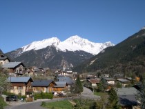 Bozel - alpine village in France 