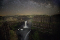 Braved the coldness and darkness for this Palouse Falls Washington State 