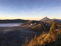 Bromo volcano at Bromo Tengger Semaru National Park Java Indonesia 