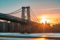 Brooklyn Bridge Sunset