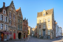Brugge Belgium Intersection - 