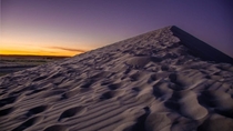 Bruneau dunes in Idaho last night 