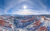 Bryce Canyon after a snowfall 