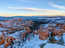 Bryce Canyon after the snow 