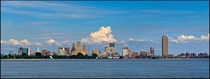 Buffalo NY Skyline from Fort Erie ON The second largest city in NY State 